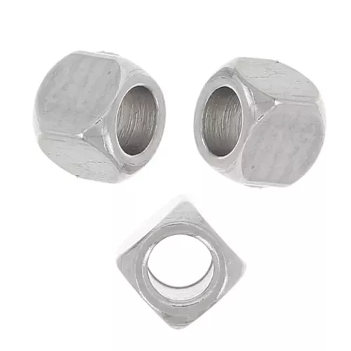 Perline cubiche arrotondate da 2,5 mm - Acciaio inox 304 x20