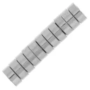 Perline Heishi - disco piatto 2,5x1 mm - Acciaio inossidabile 304 x20