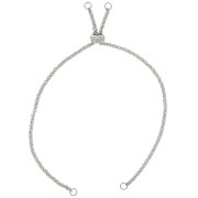 Bracciale regolabile di 20 cm per il distanziatore-Jaseron-Acciaio inox 304L x1|raw }}