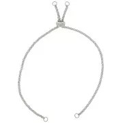 Bracciale regolabile di 20 cm per il distanziatore-Jaseron-Acciaio inox 304L x1