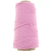 Bobina di cotone Supreme 3XL macramè pettinato - Rosa x75m