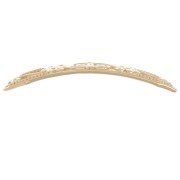 Distanziatore rettangolare curvo 37x7,5mm ornamentale placcato oro 3 micron x1