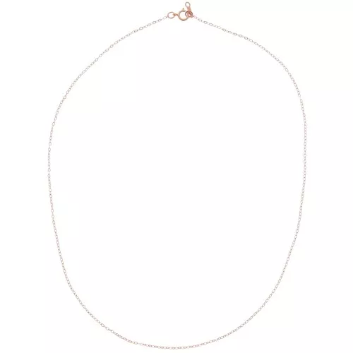 Girocollo a maglia Forzatina 1,25 mm - Rosa gold x46cm