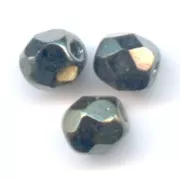 Sfaccettate mm. 3 Jet Brown Iris x50