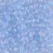 Long Drop Miyuki 3x5.5mm LDP-2135F - Transparent Light Sapphire AB Mat x10g