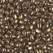 Long Drop Miyuki 3x5,5 mm LDP-457 - Bronzo scuro metallizzato x10 g
