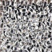 Long Drop Miyuki 3x5.5mm LDP-001- Silver lined Crystal x10g|raw }}