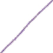 Perle rondelle sfaccettate 2x1 mm - Ametista x39cm|raw }}