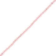 Perle rondelle sfaccettate 2x1 mm - Morganite x38cm|raw }}