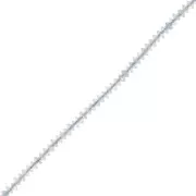 Perle rondelle sfaccettate 2x1 mm - Acquamarina x39cm