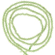 Perline sfaccettate rotonde da 2 mm in pietra semipreziosa - Peridot x39cm