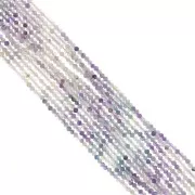 Perle rondelle sfaccettate da 3,5 mm - Fluorite x39cm