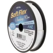 Cavetto 21 fili 0.36 mm - Soft Flex Fine -Acciaio inossidabile- Bianco x9m