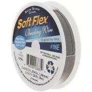 Cavetto 21 fili 0.36 mm - Soft Flex Fine -Acciaio inossidabile - Satin Silver x9m
