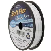 Cavetto 49 fili 0,48 mm - Soft Flex Medium - Bianco x9m