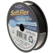 Cavetto 49 fili 0,48 mm - Soft Flex Medium - Nero x9m