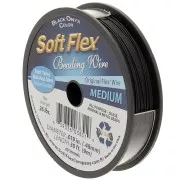Cavetto 49 fili 0,48 mm - Soft Flex Medium - Nero x9m