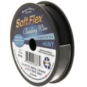 Cavetto 49 fili 0,61 mm - Soft Flex Heavy - Nero x9m|raw }}