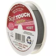 Cavetto 49 fili 0,61 mm - Soft Flex Touch Heavy - Argento satinato x9m