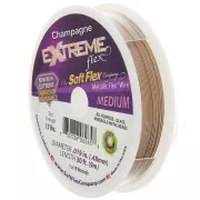 Cavetto 19 fili 0,48 mm - Soft Flex Extreme Medium - Champagne x9m