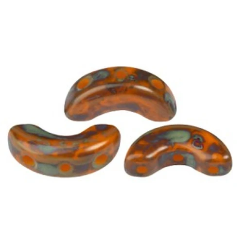 Arcos® di Puca® 5x10 mm Frost Tangerine Travertin x10g