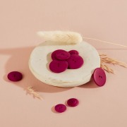 Bottone per cucire in avorio vegetale - Atelier Brunette - Palmo 15 mm - Dahlia x1