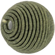Perlina rivestita di filo di cotone da 16 mm - Khaki x1|raw }}