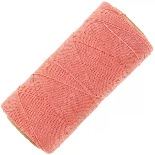 Filo cerato Linhasita per micro macramè 0.5mm Corallo (640) x335m