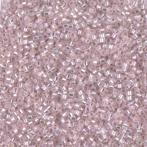 Miyuki Delica 11/0 DB1335 - Dyed Silver lined Pink