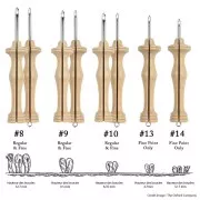 Punch Needle Ago Oxford misura 8 Fine - ago magico per ricamare facilmente x1