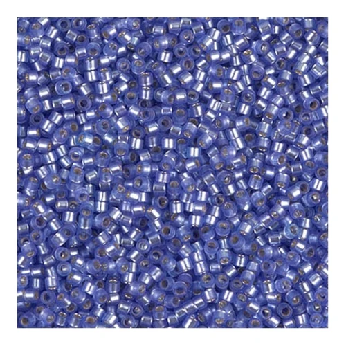 Miyuki Delica 11/0 DB0694 - Dyed Semi Mat Silver Lined Purple