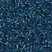 Miyuki Delica 11/0 DB0608 - Dyed Silver Lined Blue Zircon