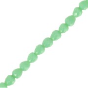 Perline di vetro sfaccettate 4x4mm - Lichene x43cm|raw }}