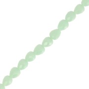 Perle di vetro sfaccettate 4x4mm - Menta x43cm|raw }}