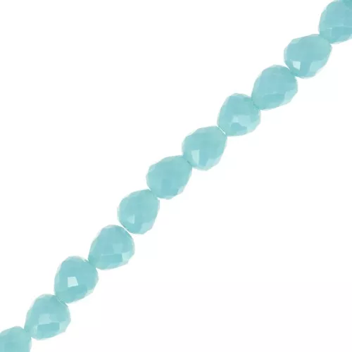 Perle di vetro sfaccettate 4x4mm - Blu x43cm