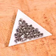 Rondelle ondulate Heishi -wavy - imitazione Ematite - 6x1,7 mm x39cm