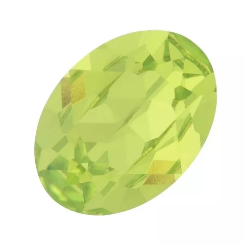 Cabochon PureCrystal 4120 ovale mm. 6x4 Citrus Green x1