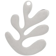 Pendente in corallo 25x20 mm - Acciaio inox 304 x1|raw }}