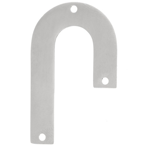 Pendente candela asimmetrico 35x21 mm - Acciaio inox 304 x1