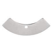 Pendente forma di mezzo cerchio 9x24 mm - Acciaio inox 304 x1