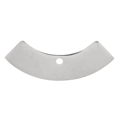 Pendente forma di mezzo cerchio 9x24 mm - Acciaio inox 304 x1