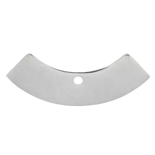 Pendente forma di mezzo cerchio 9x24 mm - Acciaio inox 304 x1