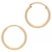 Mini orecchini a perno da 11,5 mm -Gold filled x2