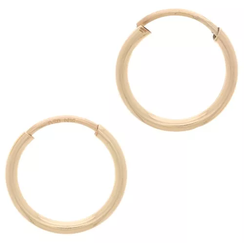 Mini orecchini a perno da 11,5 mm -Gold filled x2