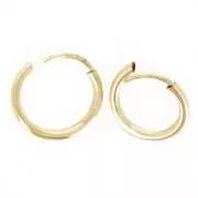 Mini orecchini a perno da 11,5 mm -Gold filled x2