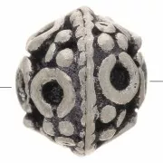 Tonda aplatie 7x6 mm Argento 925 x1