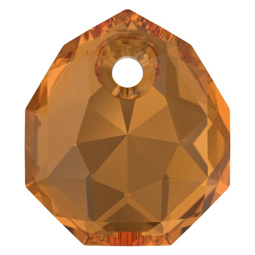 Pendente PureCrystal 6436 Majestic Pendant 11.5 mm - Light Amber x1
