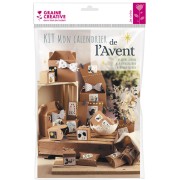 Calendario dell'Avvento fai da te - 24 cubi da decorare x1