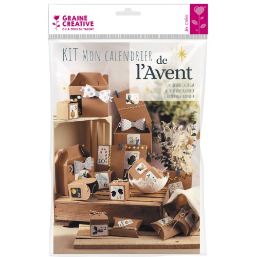 Calendario dell'Avvento fai da te - 24 cubi da decorare x1