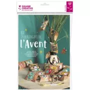 Calendario dell'Avvento fai da te - 24 Berlingot da decorare x1